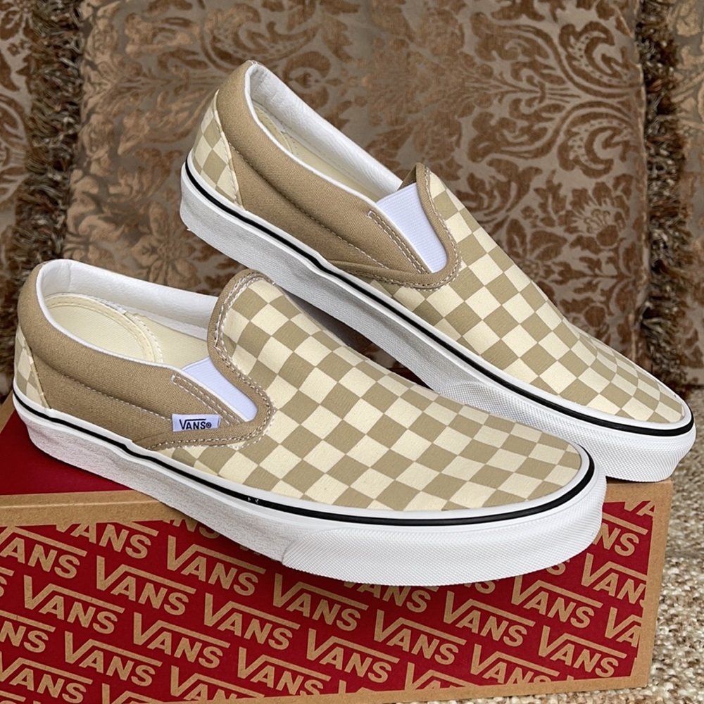 Vans Classic Slip-On Checkerboard Incens/Trwht Men - Picture 8 of 16